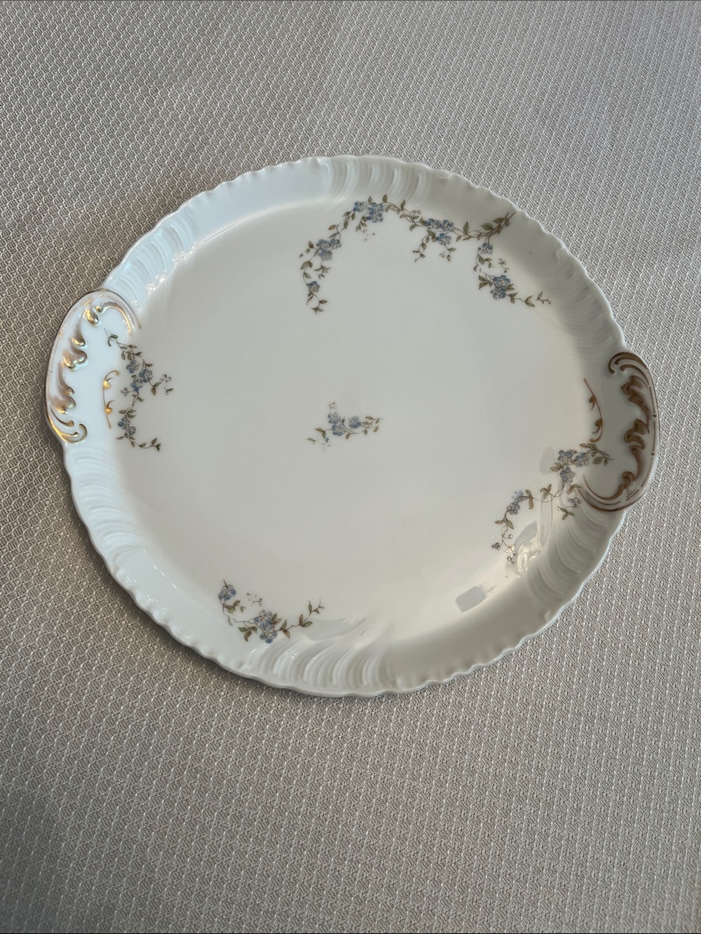 Haviland Limoges Victorian Cake/Serving Plate